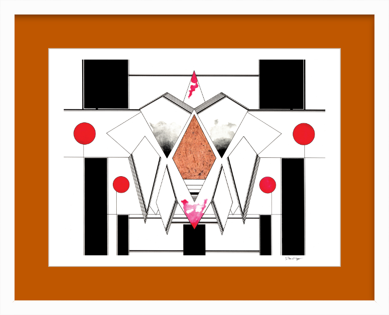 "Copper Heaven" Framed Fine Art Print (Giclée)