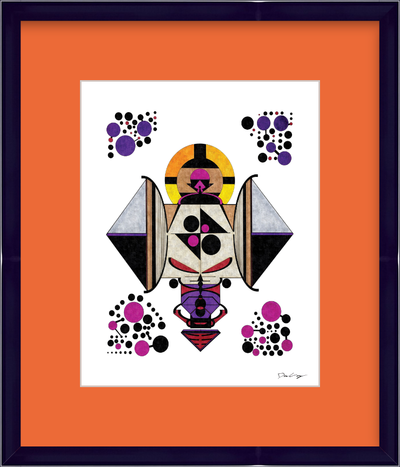 "Demon Shrine" Framed Fine Art Print (Giclée)