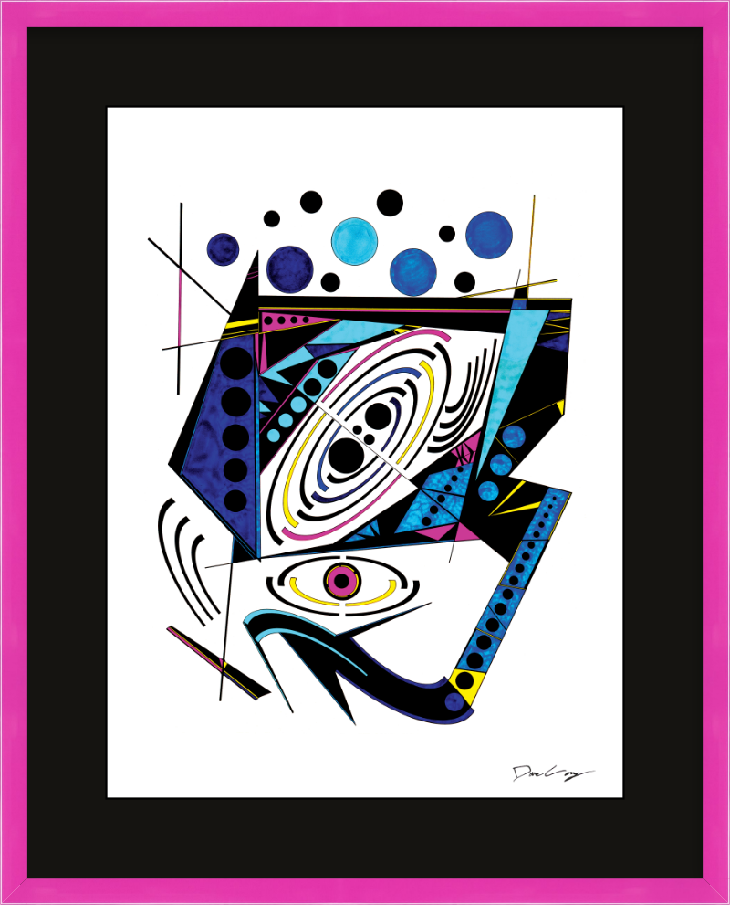 "90s Traffic" Framed Fine Art Print (Giclée)