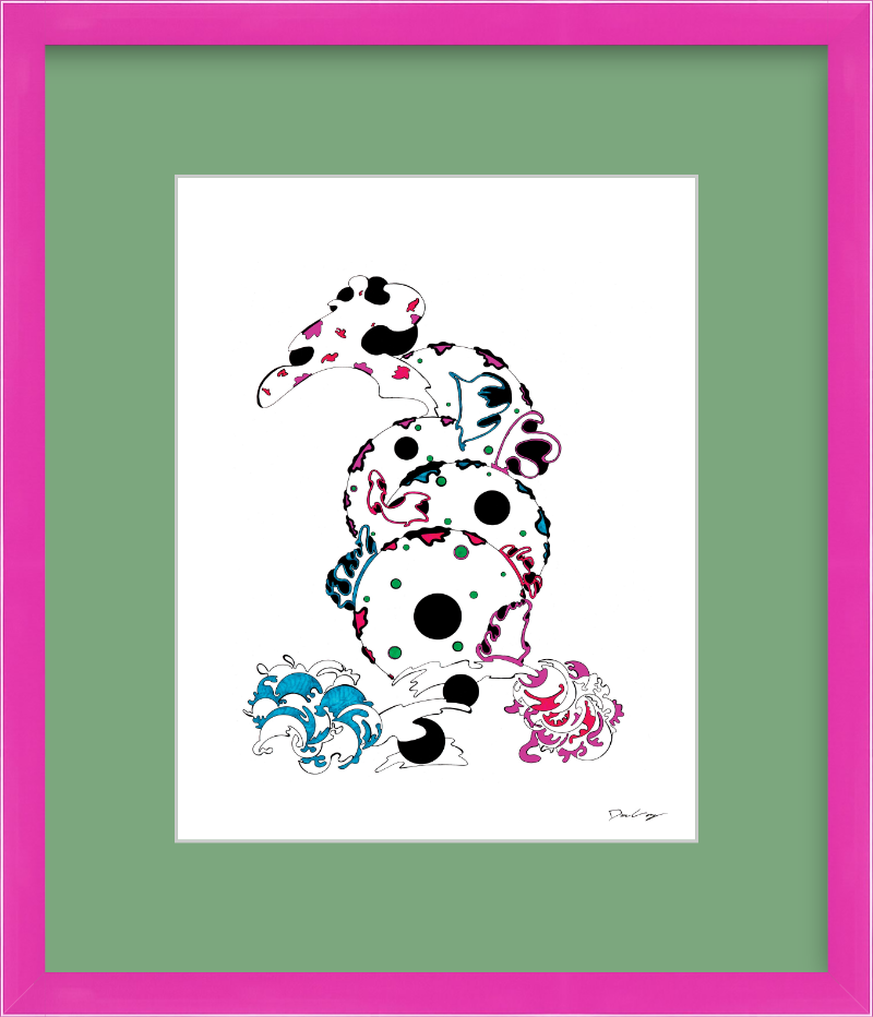 "Don't Be Koi" Framed Fine Art Print (Giclée)