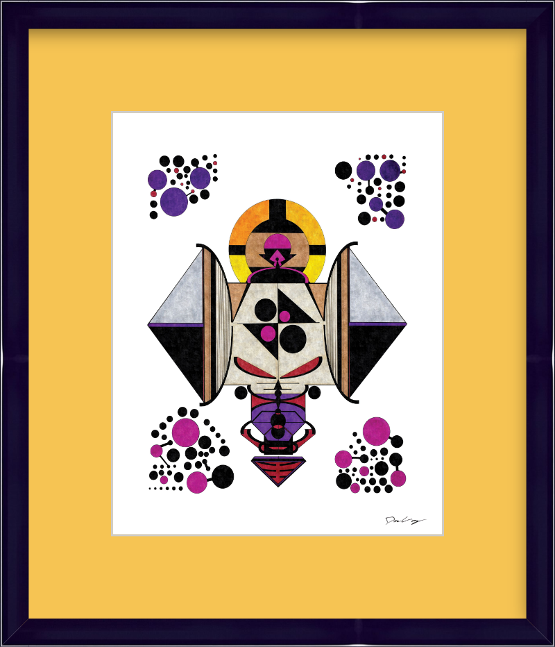 "Demon Shrine" Framed Fine Art Print (Giclée)