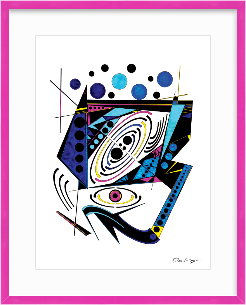 "90s Traffic" Framed Fine Art Print (Giclée)