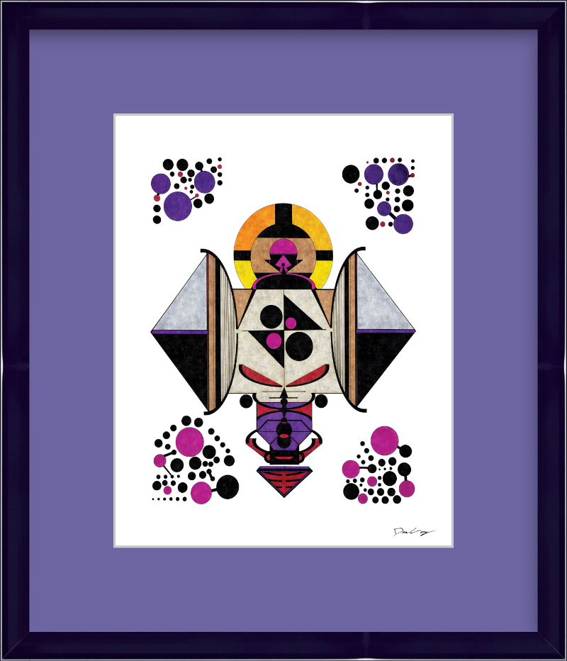 "Demon Shrine" Framed Fine Art Print (Giclée)