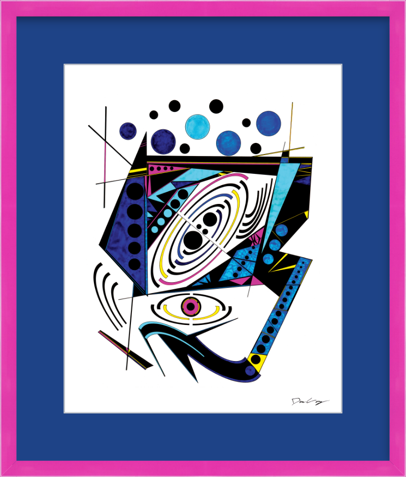 "90s Traffic" Framed Fine Art Print (Giclée)