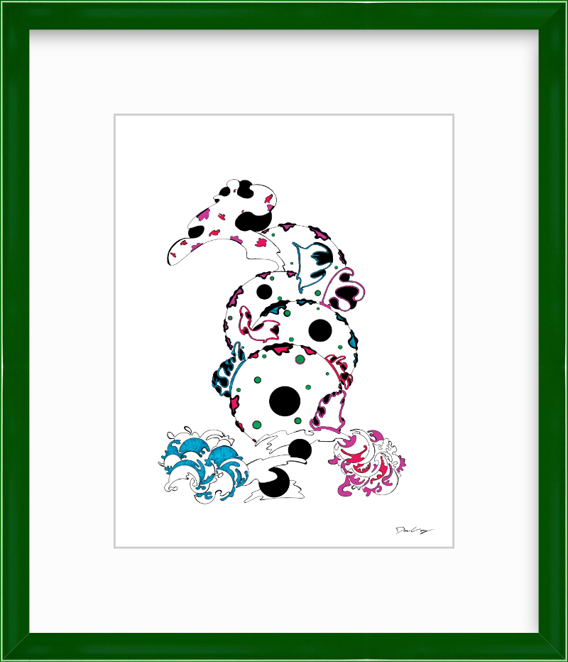 "Don't Be Koi" Framed Fine Art Print (Giclée)