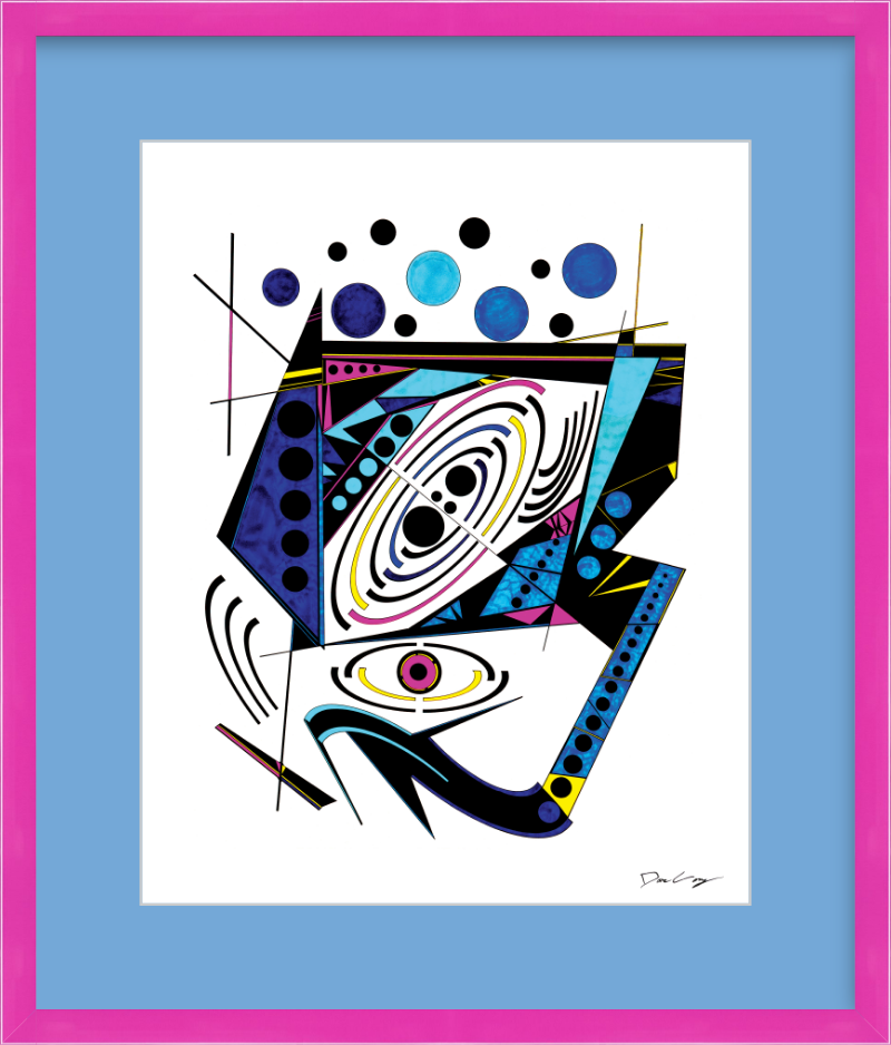 "90s Traffic" Framed Fine Art Print (Giclée)