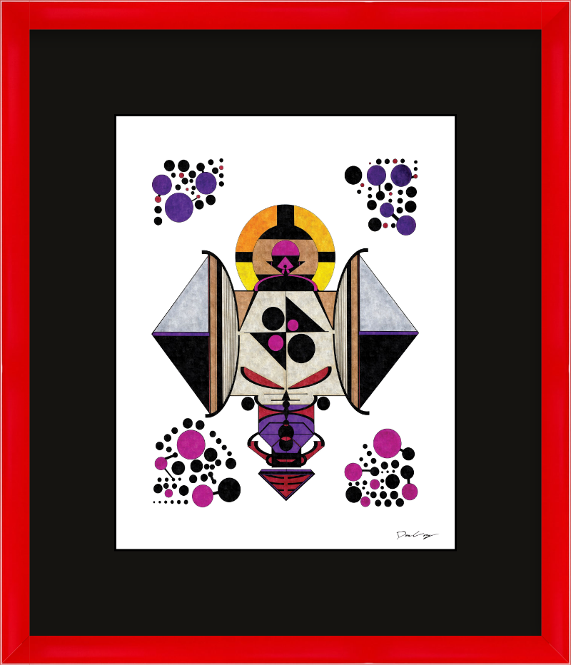 "Demon Shrine" Framed Fine Art Print (Giclée)