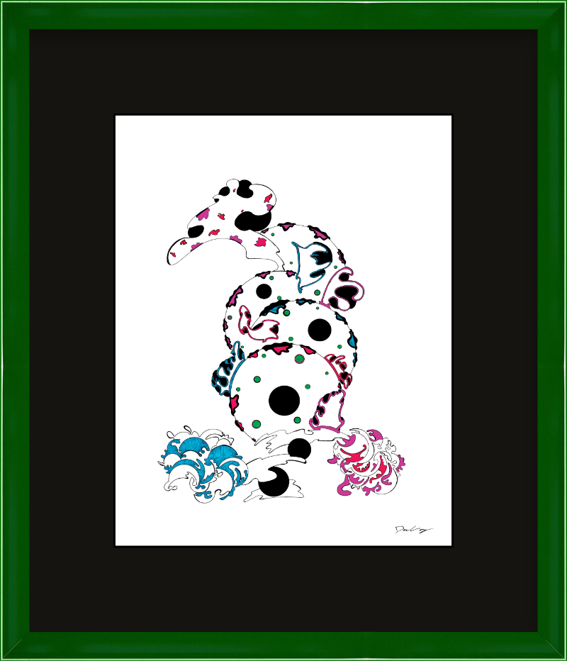 "Don't Be Koi" Framed Fine Art Print (Giclée)
