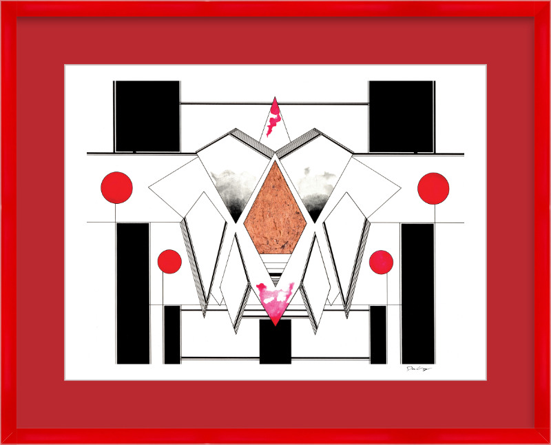 "Copper Heaven" Framed Fine Art Print (Giclée)