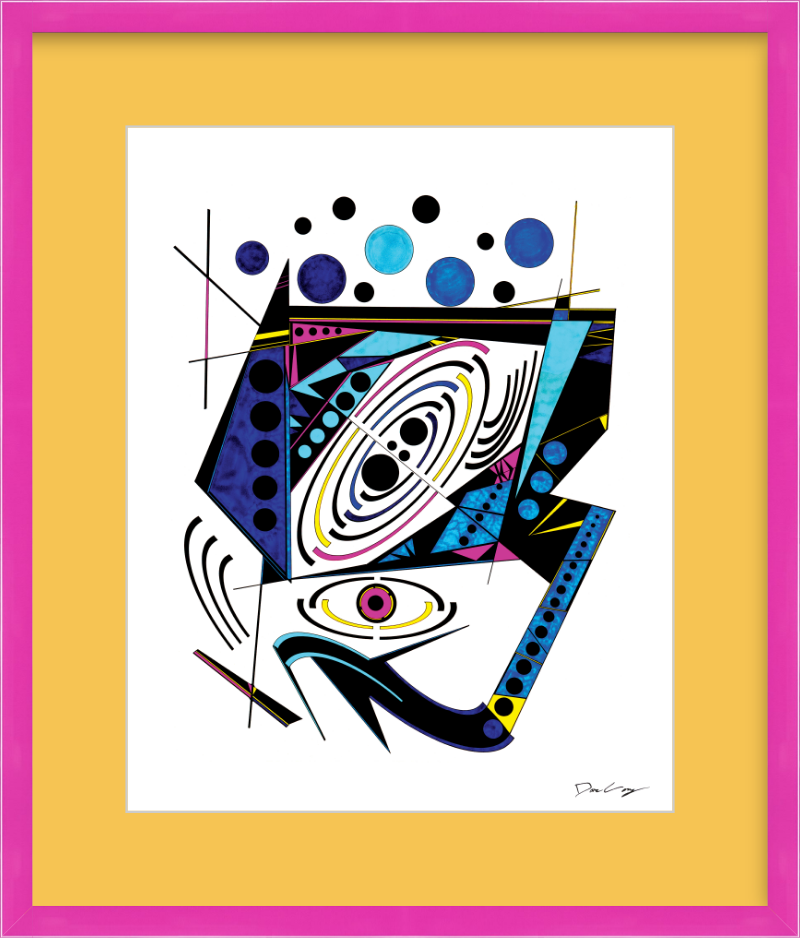 "90s Traffic" Framed Fine Art Print (Giclée)