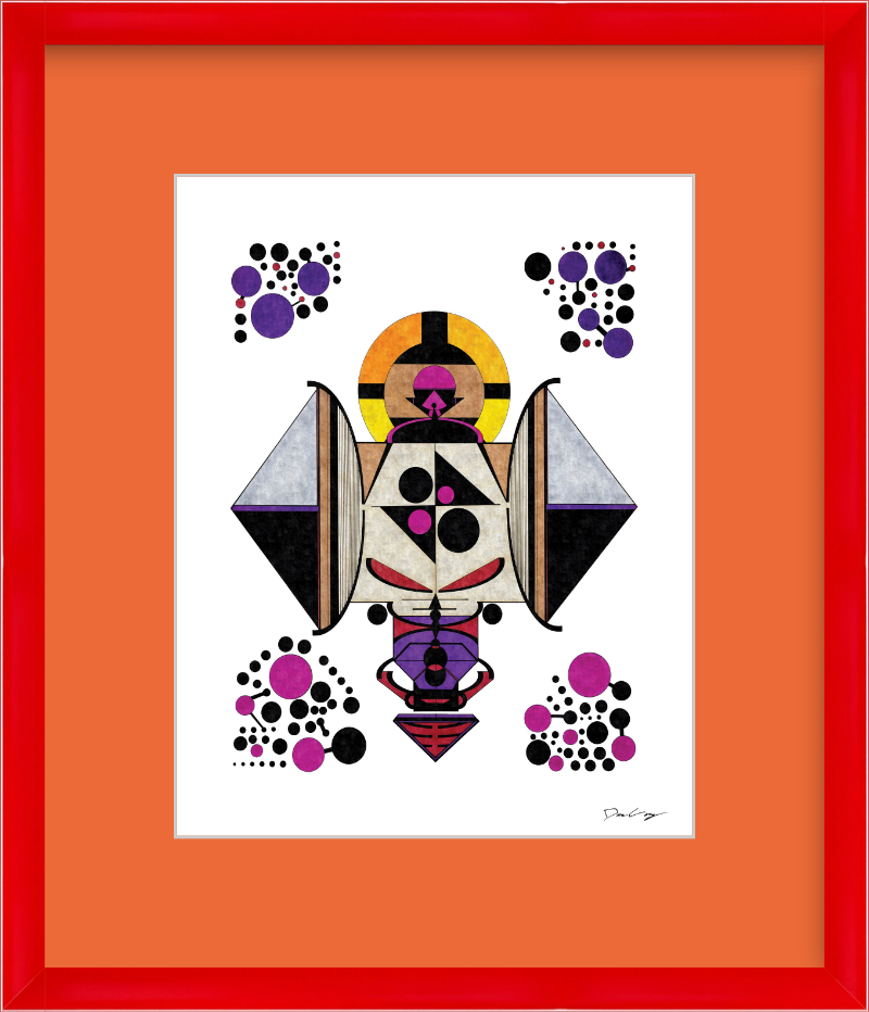 "Demon Shrine" Framed Fine Art Print (Giclée)