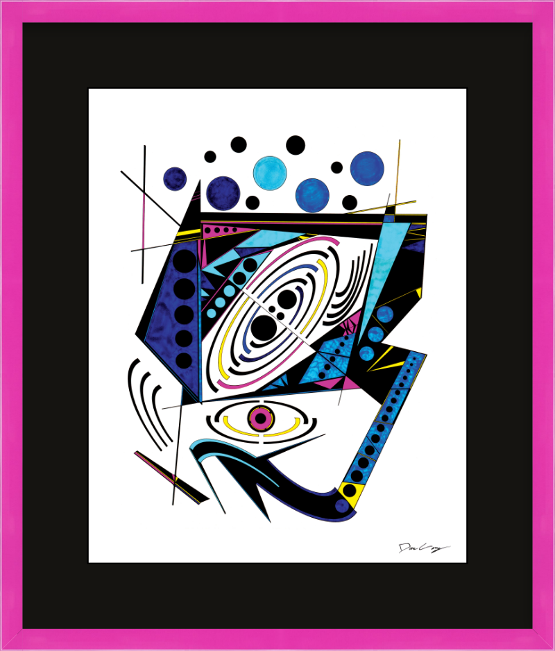 "90s Traffic" Framed Fine Art Print (Giclée)