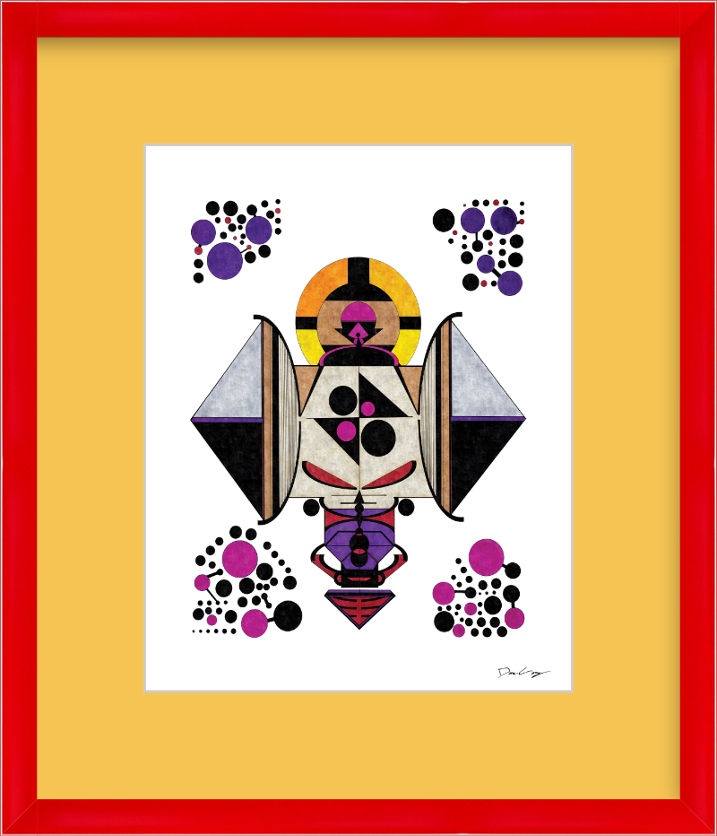 "Demon Shrine" Framed Fine Art Print (Giclée)