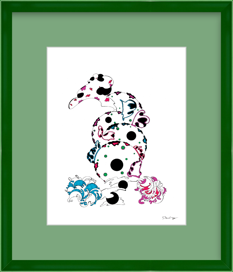 "Don't Be Koi" Framed Fine Art Print (Giclée)