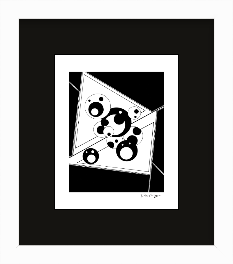 "Bubble Tape" Framed Fine Art Print (Giclée)