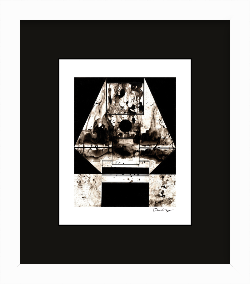 "Black Star" Framed Fine Art Print (Giclée)