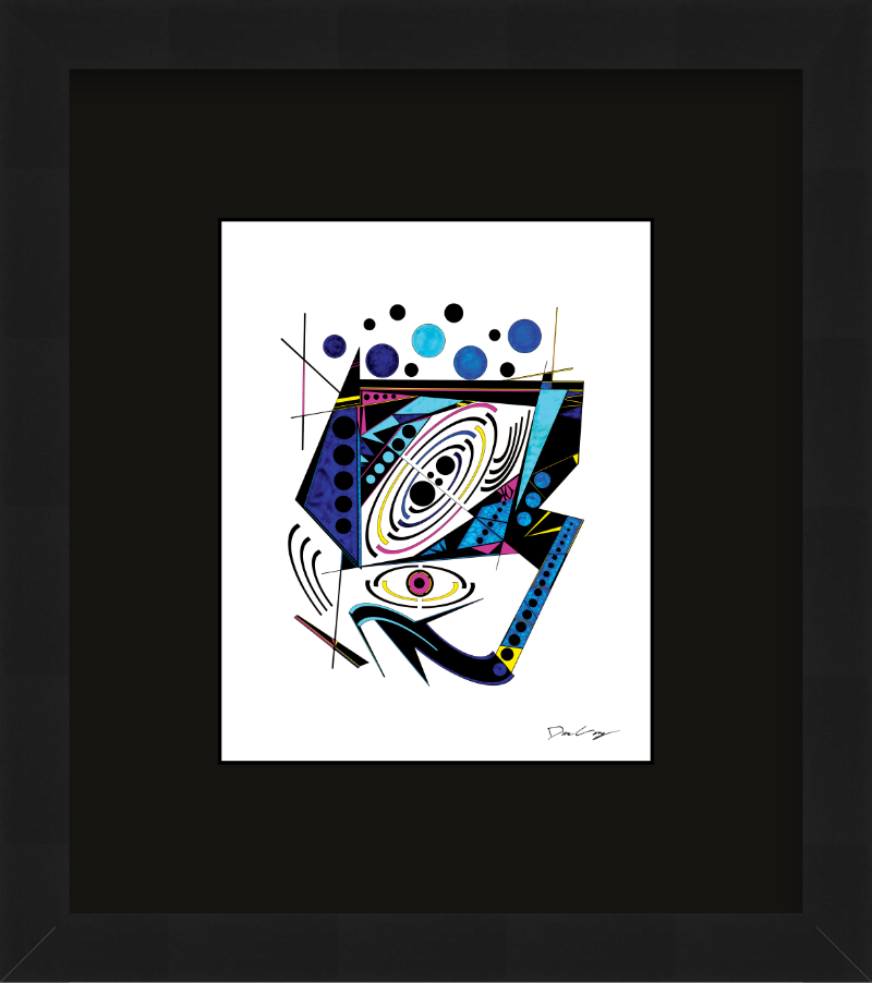 "90s Traffic" Framed Fine Art Print (Giclée)