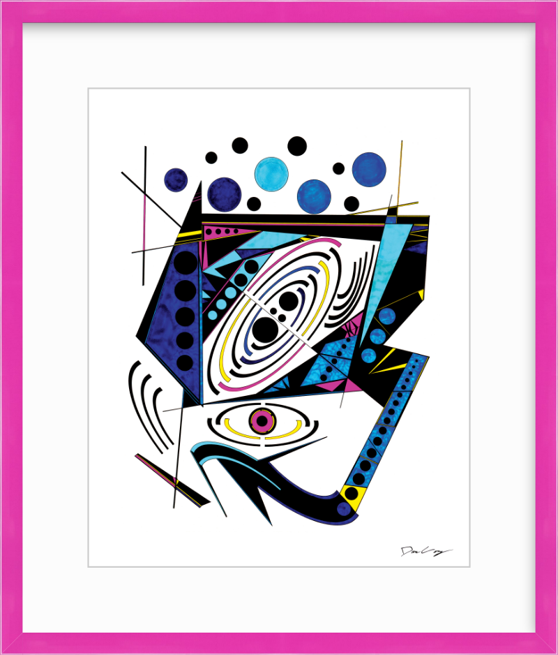 "90s Traffic" Framed Fine Art Print (Giclée)