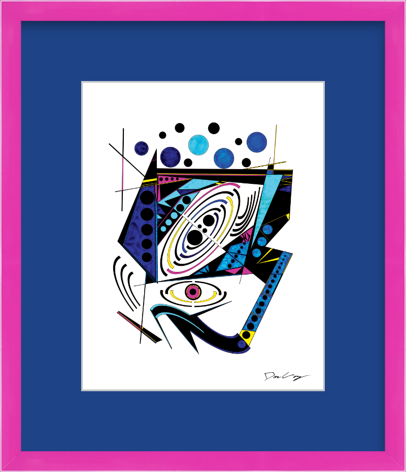 "90s Traffic" Framed Fine Art Print (Giclée)