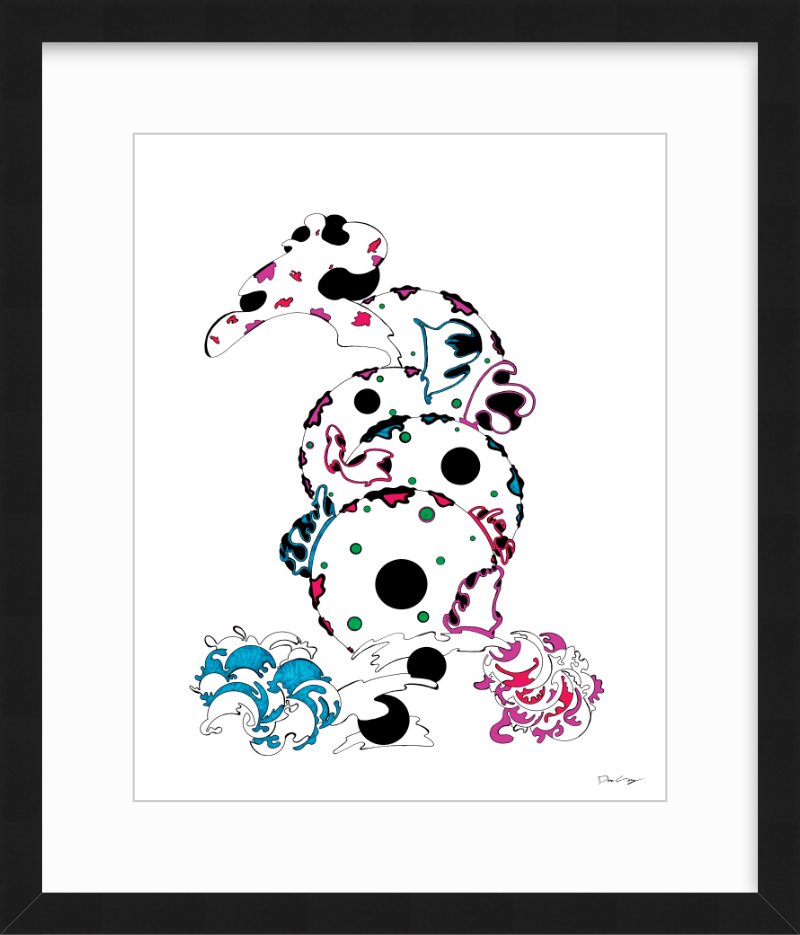 "Don't Be Koi" Framed Fine Art Print (Giclée)