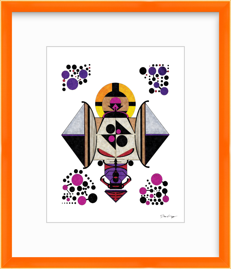 "Demon Shrine" Framed Fine Art Print (Giclée)