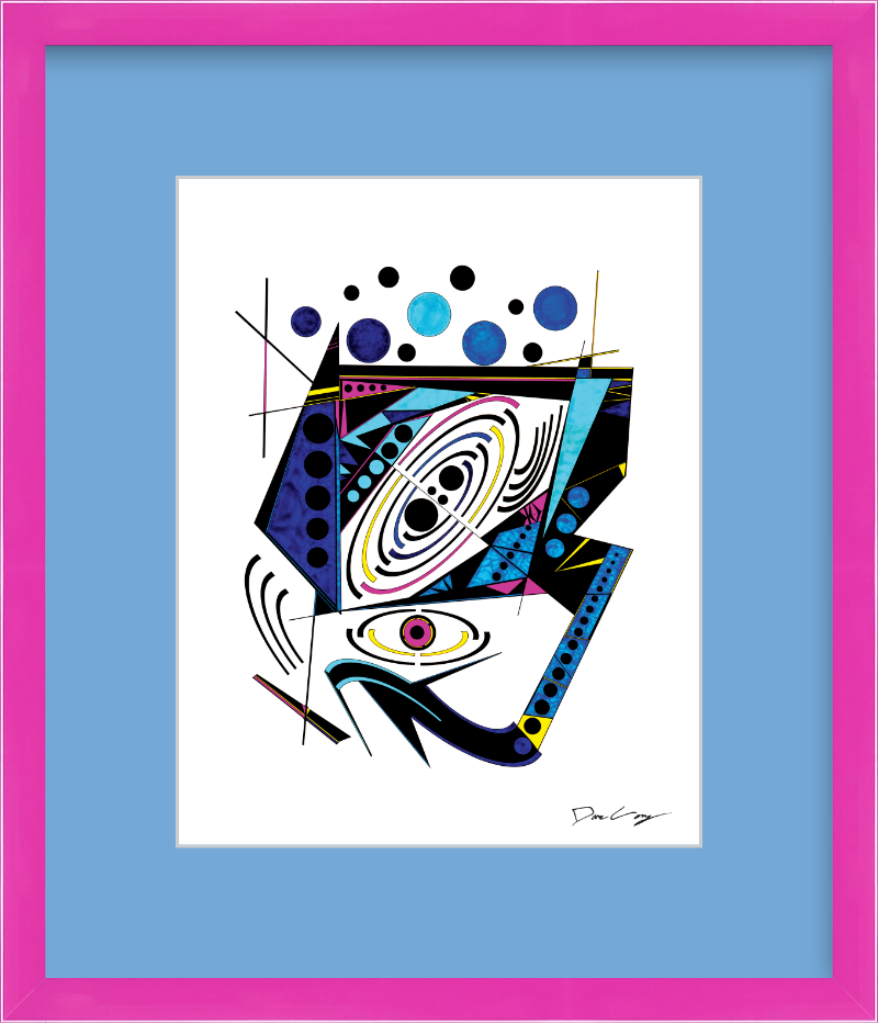 "90s Traffic" Framed Fine Art Print (Giclée)