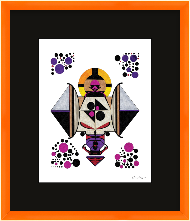 "Demon Shrine" Framed Fine Art Print (Giclée)