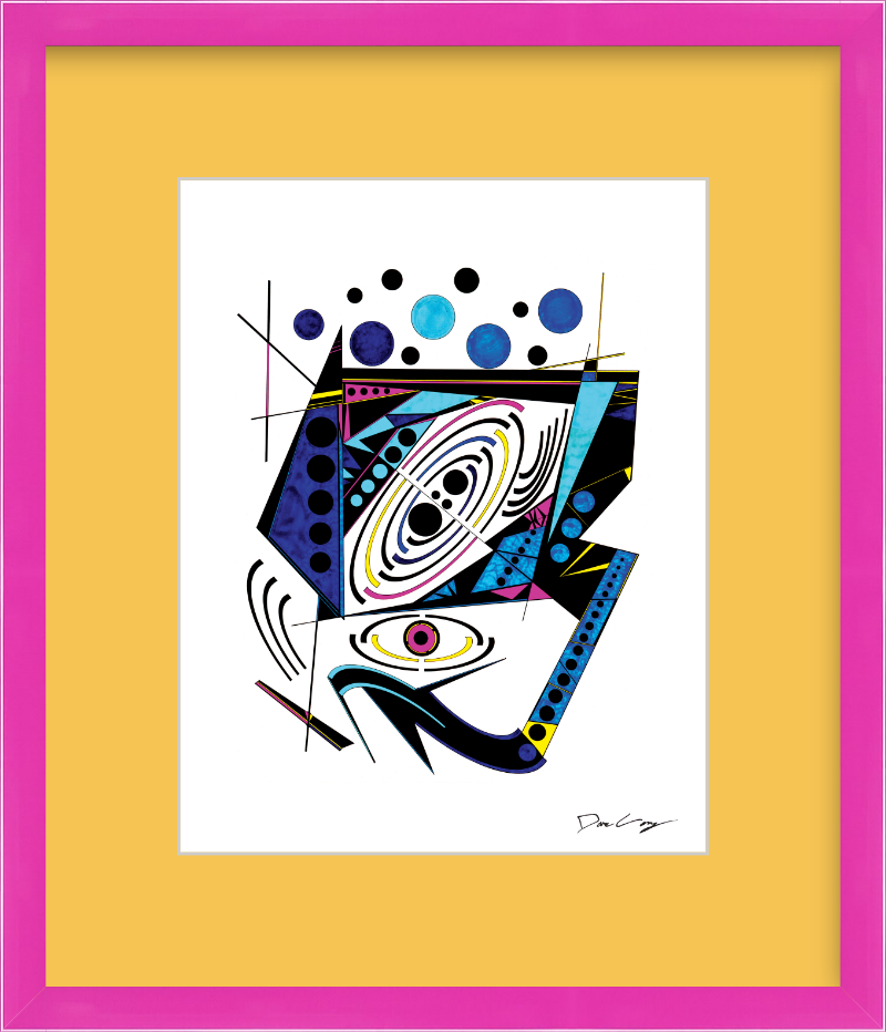 "90s Traffic" Framed Fine Art Print (Giclée)