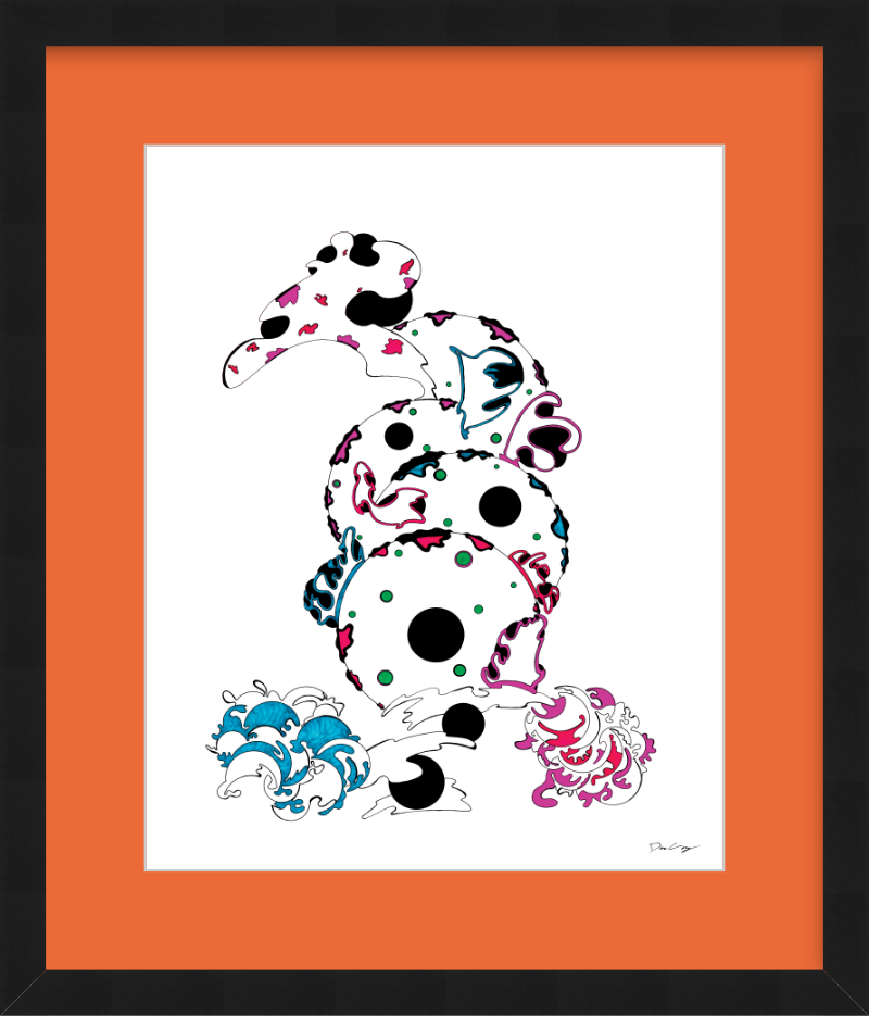 "Don't Be Koi" Framed Fine Art Print (Giclée)