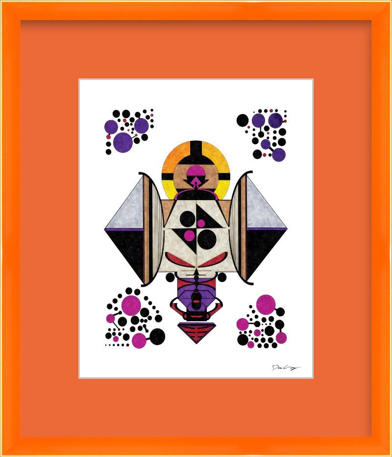 "Demon Shrine" Framed Fine Art Print (Giclée)
