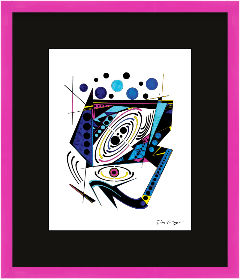 "90s Traffic" Framed Fine Art Print (Giclée)