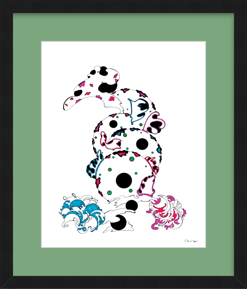 "Don't Be Koi" Framed Fine Art Print (Giclée)