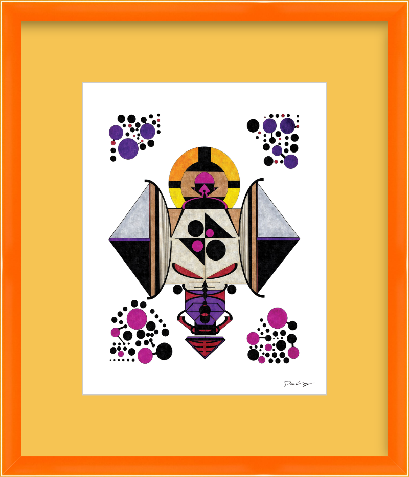 "Demon Shrine" Framed Fine Art Print (Giclée)