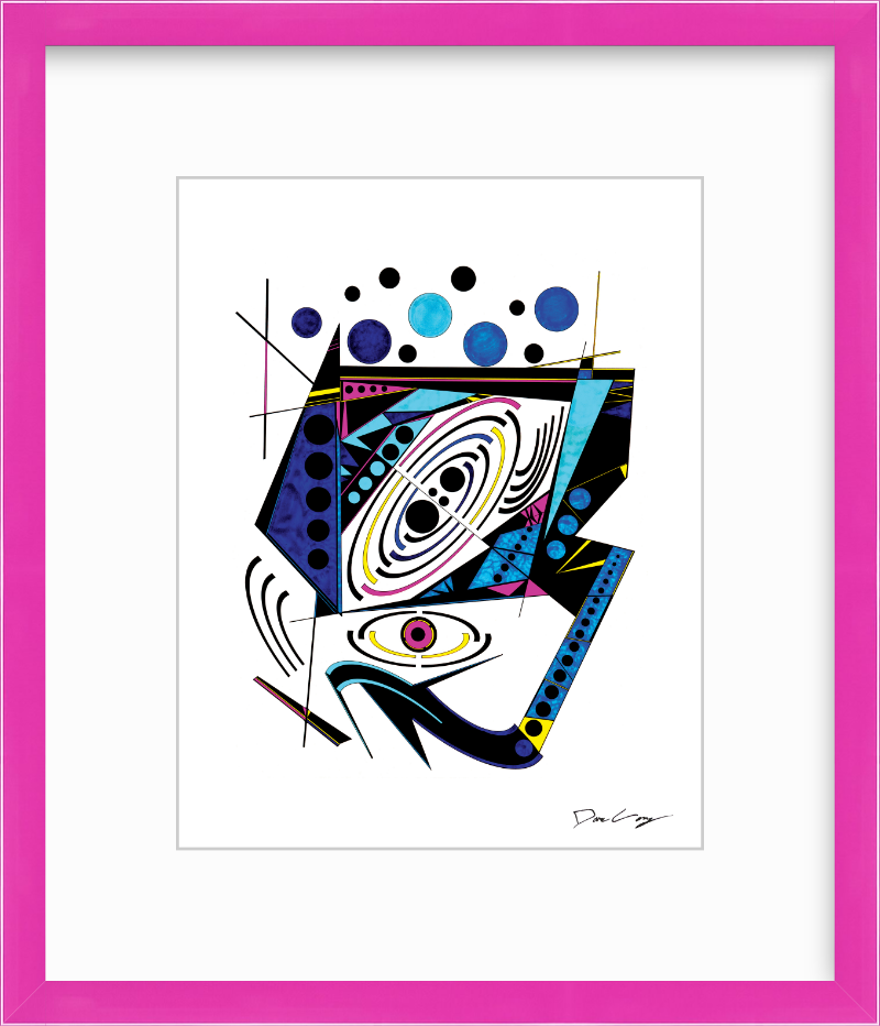 "90s Traffic" Framed Fine Art Print (Giclée)