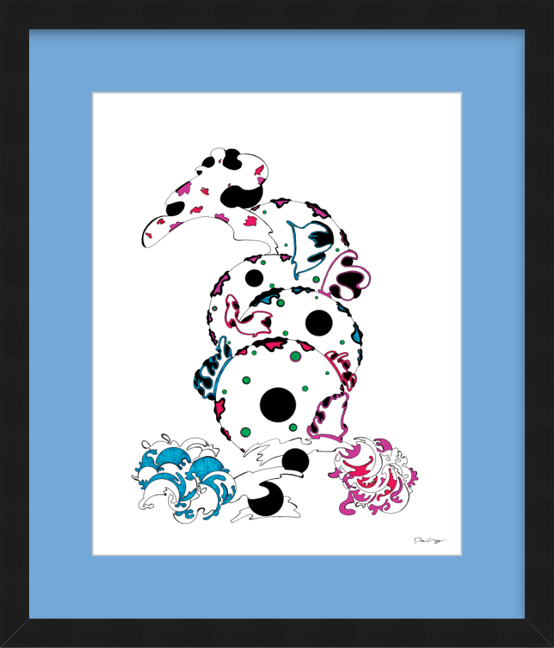 "Don't Be Koi" Framed Fine Art Print (Giclée)