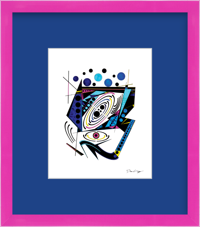 "90s Traffic" Framed Fine Art Print (Giclée)