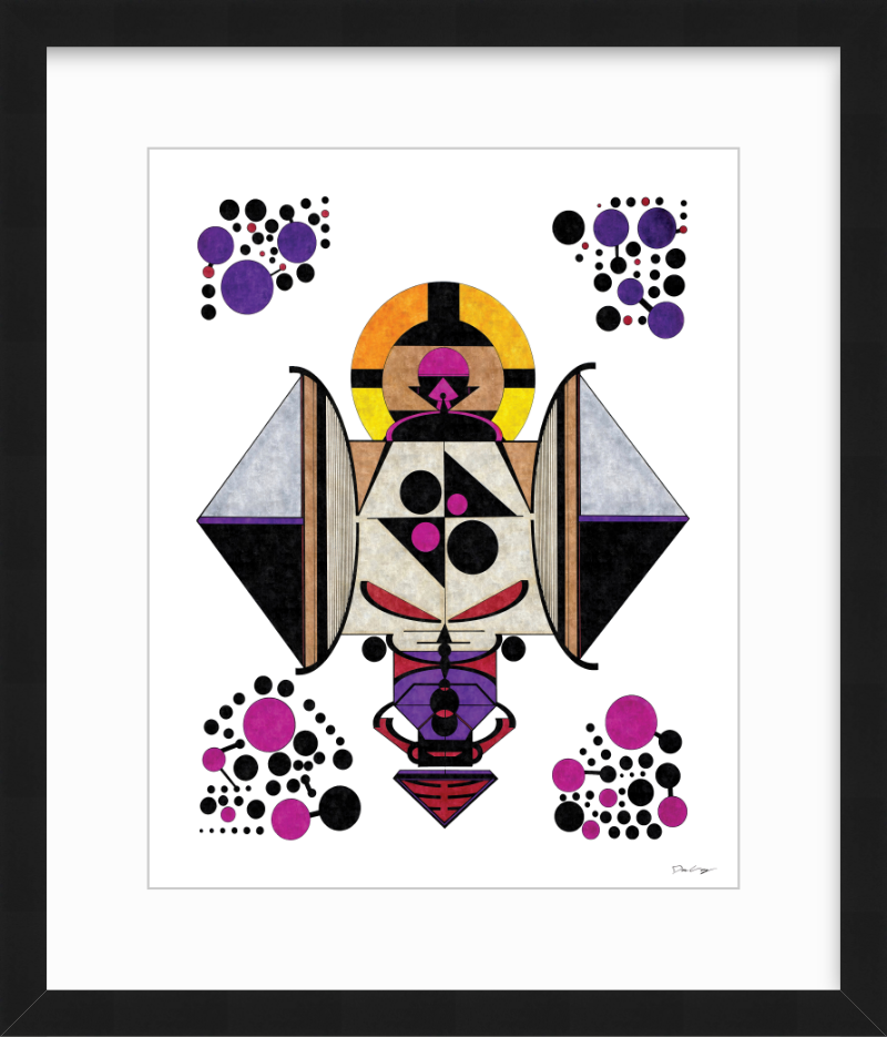 "Demon Shrine" Framed Fine Art Print (Giclée)