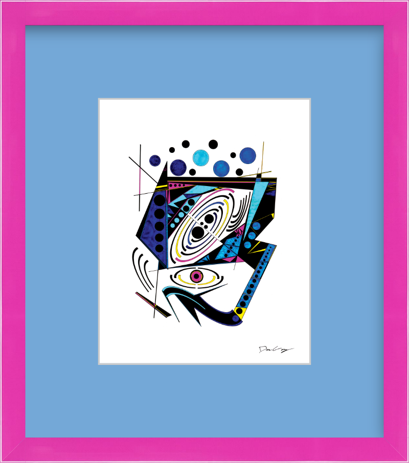 "90s Traffic" Framed Fine Art Print (Giclée)