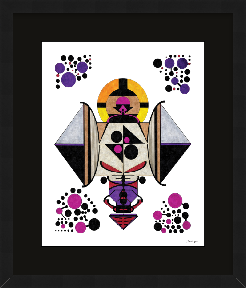 "Demon Shrine" Framed Fine Art Print (Giclée)