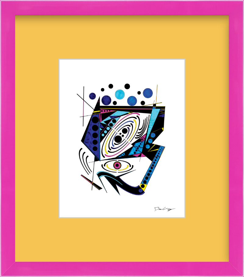 "90s Traffic" Framed Fine Art Print (Giclée)