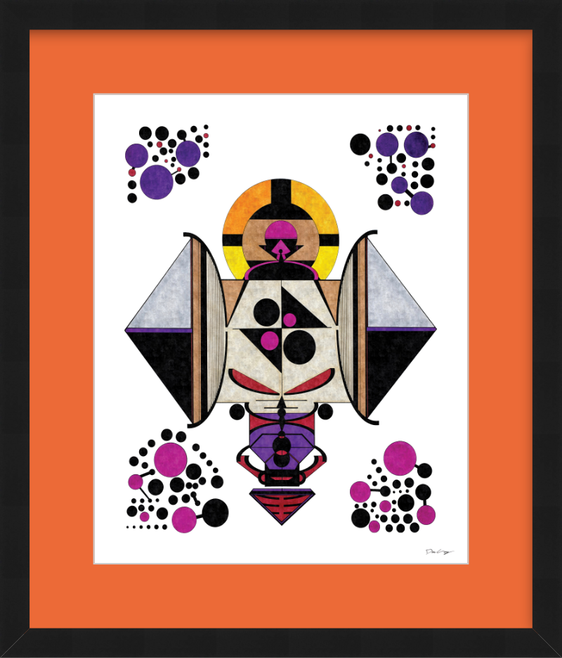 "Demon Shrine" Framed Fine Art Print (Giclée)
