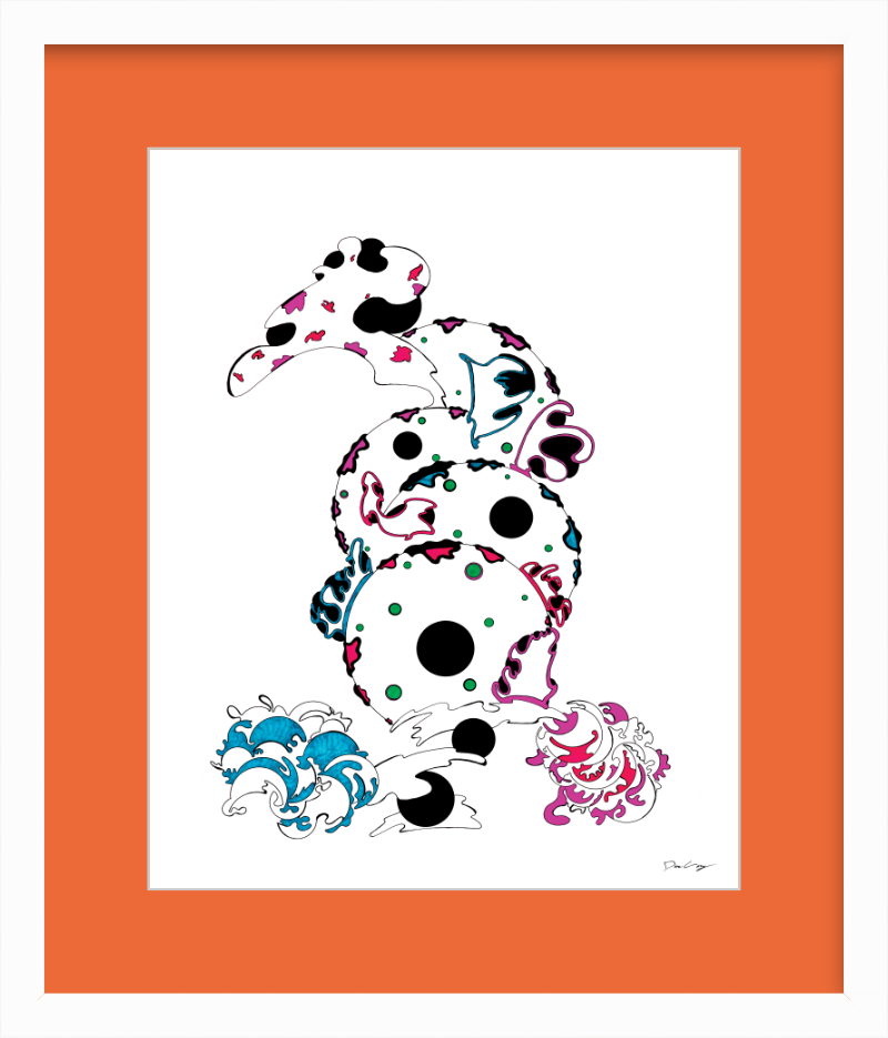"Don't Be Koi" Framed Fine Art Print (Giclée)