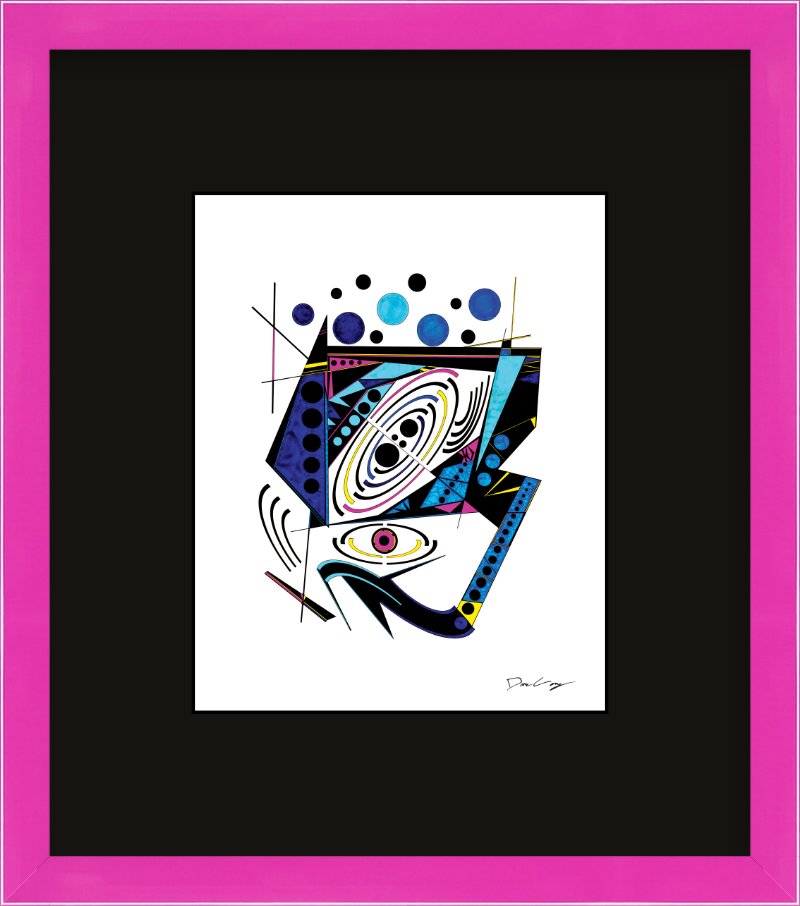 "90s Traffic" Framed Fine Art Print (Giclée)