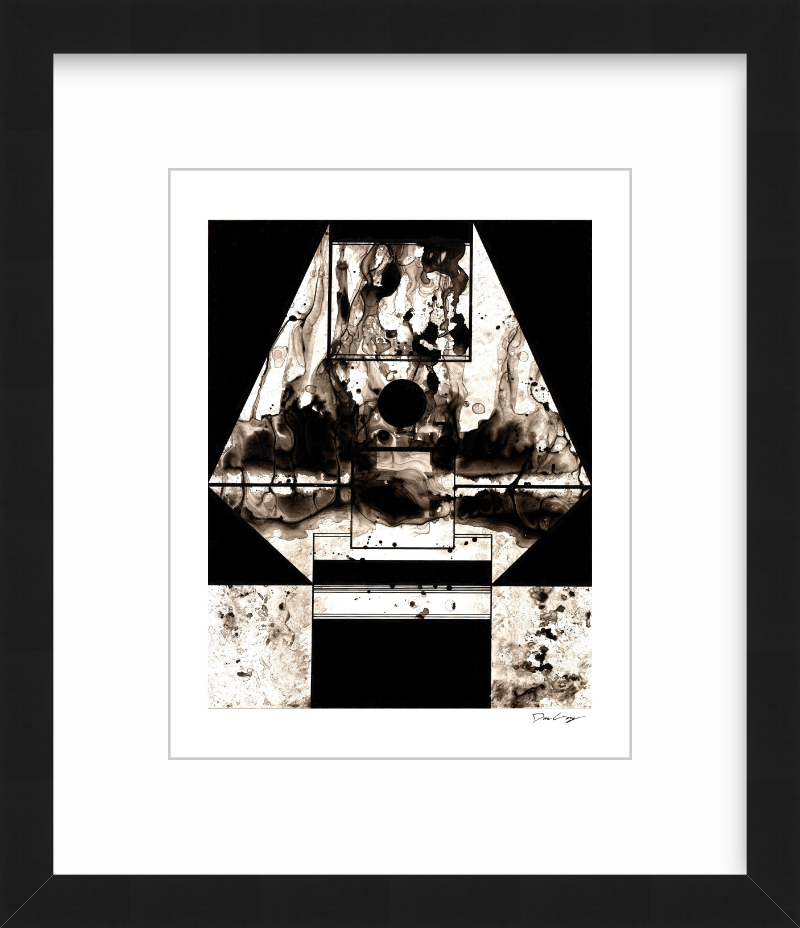 "Black Star" Framed Fine Art Print (Giclée)