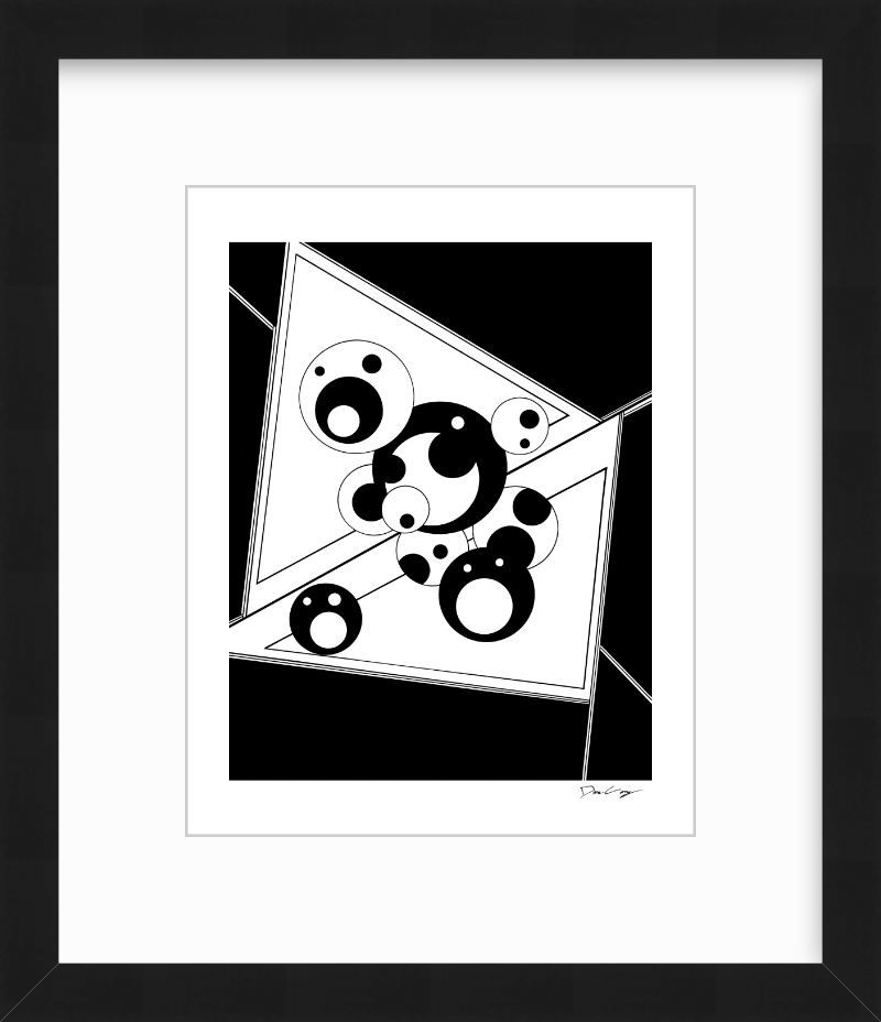 "Bubble Tape" Framed Fine Art Print (Giclée)