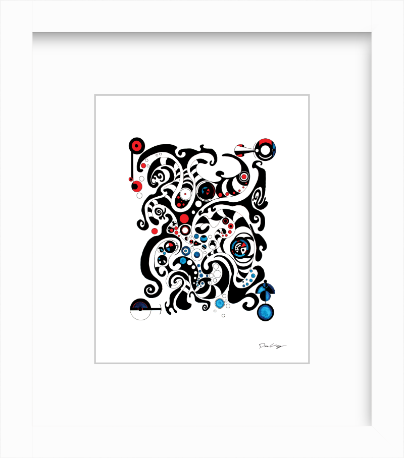 "Fluid Thought" Framed Fine Art Print (Giclée)
