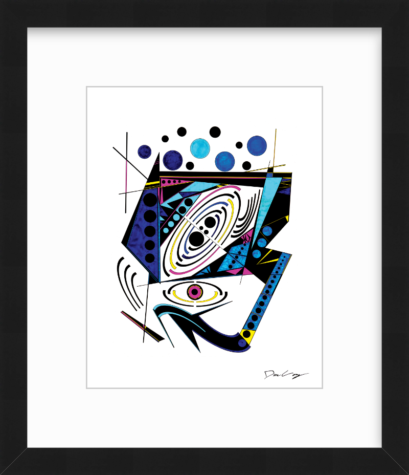 "90s Traffic" Framed Fine Art Print (Giclée)