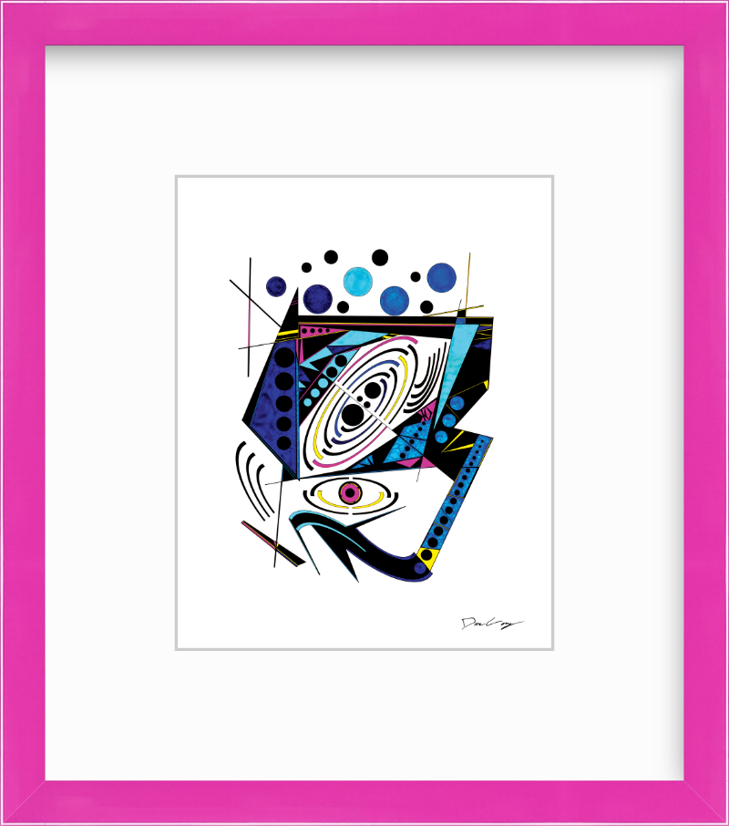 "90s Traffic" Framed Fine Art Print (Giclée)