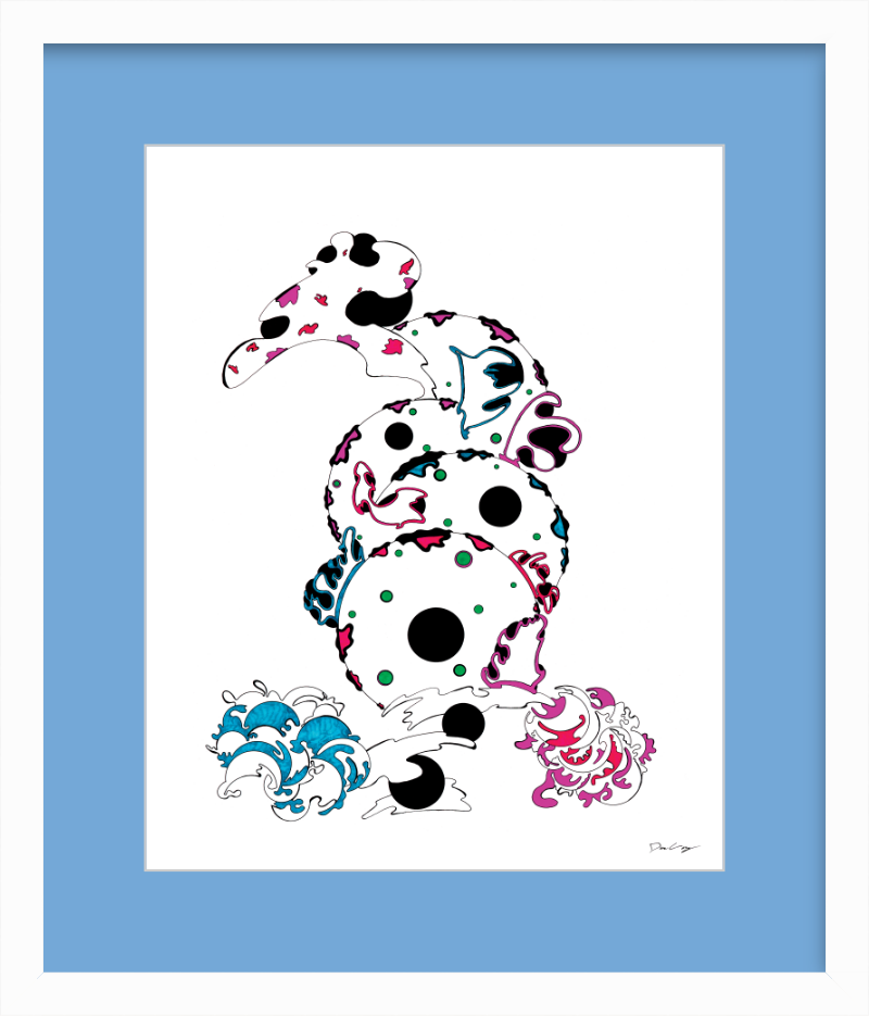 "Don't Be Koi" Framed Fine Art Print (Giclée)