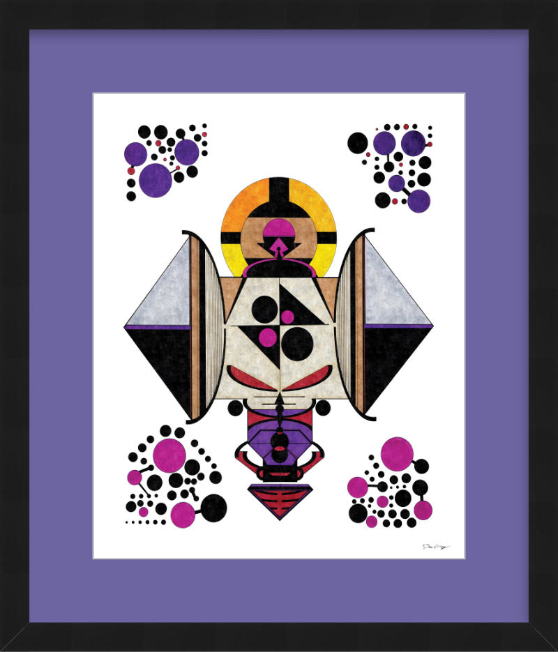 "Demon Shrine" Framed Fine Art Print (Giclée)